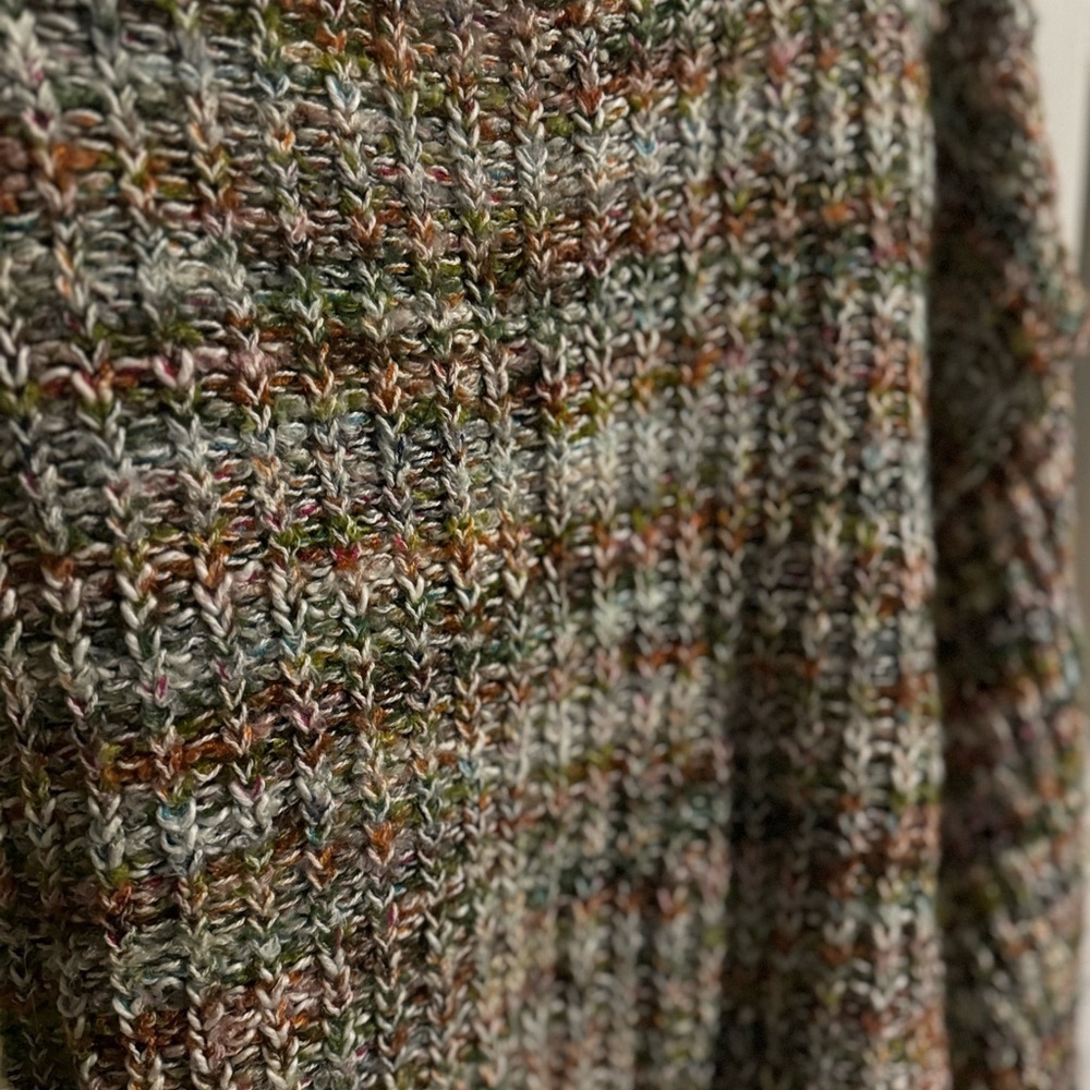 Free People Women’s Multi-Colored Oversized Knitted Sweater - Picture 3 of 6